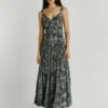 Vestido largo con tirantes