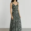Vestido largo con tirantes