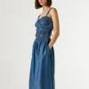 Vestido largo con tirantes