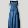 Vestido largo con tirantes