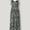 Vestido largo con tirantes