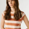 Vestido midi a rayas Vestido midi a rayas