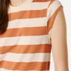Vestido midi a rayas Vestido midi a rayas