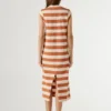 Vestido midi a rayas Vestido midi a rayas