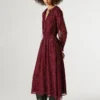 Vestido midi de lunares