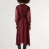 Vestido midi de lunares