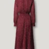 Vestido midi de lunares