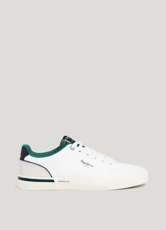 Zapatillas clásicas con detalles de ante