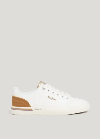 Zapatillas clásicas con detalles de ante