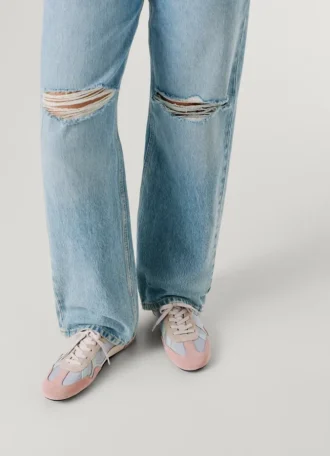 Zapatillas con detalles de ante – Noa