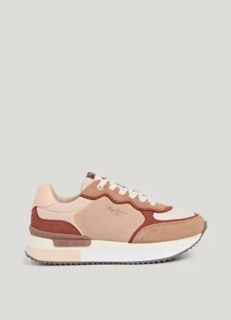 Zapatillas con plataforma combinada