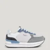 Zapatillas con plataforma combinada