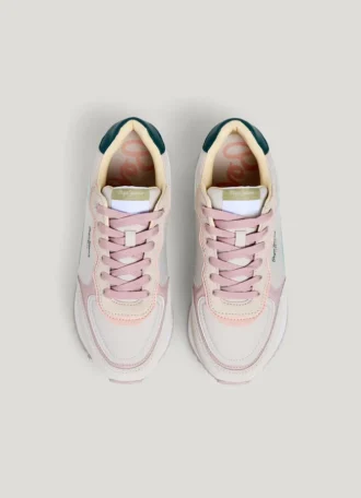 Zapatillas con plataforma combinada
