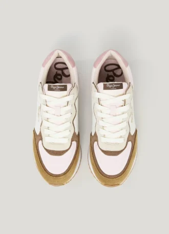 Zapatillas con plataforma combinada
