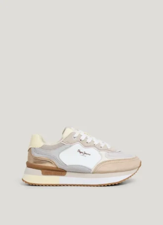 Zapatillas con plataforma combinada