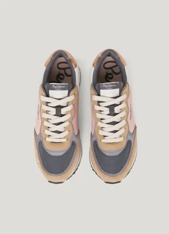 Zapatillas con plataforma combinada