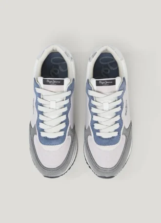 Zapatillas con plataforma combinada