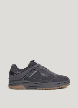 Zapatillas con suela de goma de ante