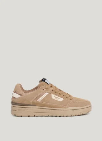 Zapatillas con suela de goma de ante