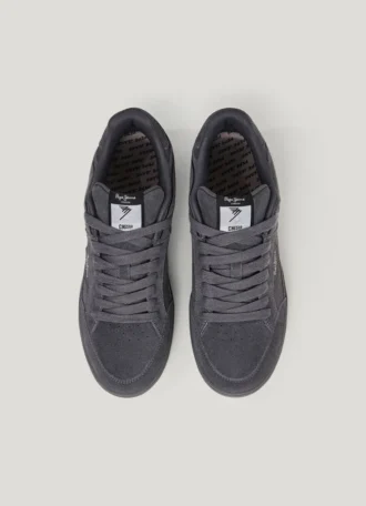 Zapatillas con suela de goma de ante