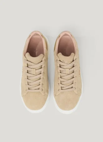 Zapatillas con suela de goma de ante