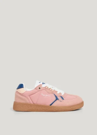 Zapatillas con suela de goma efecto ante