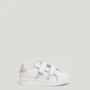 Zapatillas de cuero con cierre de velcro