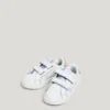 Zapatillas de cuero con cierre de velcro