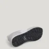 Zapatillas de cuero con detalles de ante
