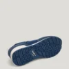 Zapatillas de cuero con detalles de ante