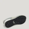 Zapatillas de cuero con detalles de ante