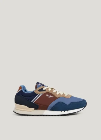Zapatillas de cuero con detalles de ante – Londres