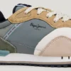 Zapatillas de cuero con detalles de ante – Londres