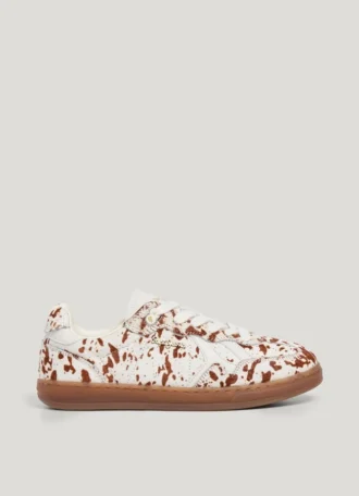 Zapatillas de piel con estampado animal – Ball