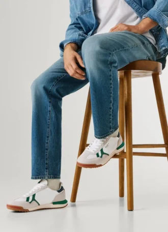 Zapatillas retro con detalles de ante – Marvin