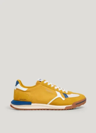 Zapatillas retro con detalles de ante – Marvin