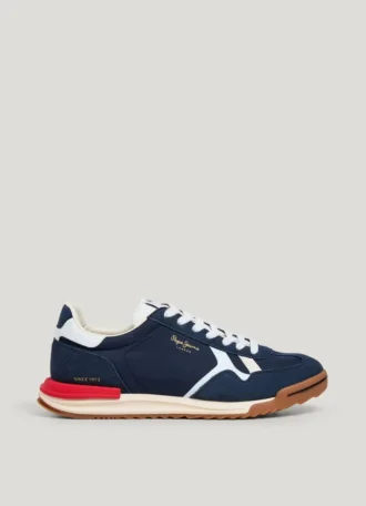 Zapatillas retro con detalles de ante – Marvin