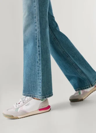 Zapatillas retro con detalles de ante – Marvin
