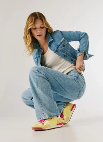 Zapatillas retro con detalles de ante – Marvin