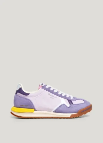 Zapatillas retro con detalles de ante – Marvin
