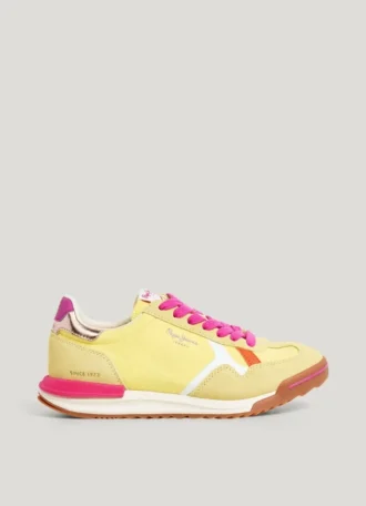 Zapatillas retro con detalles de ante – Marvin