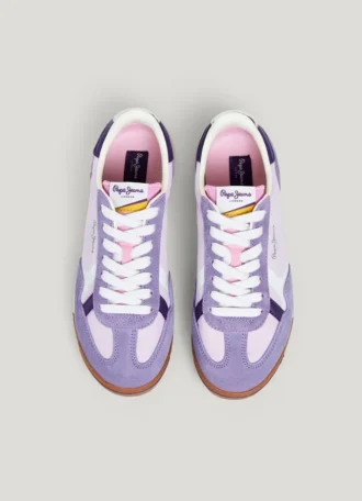 Zapatillas retro con detalles de ante – Marvin