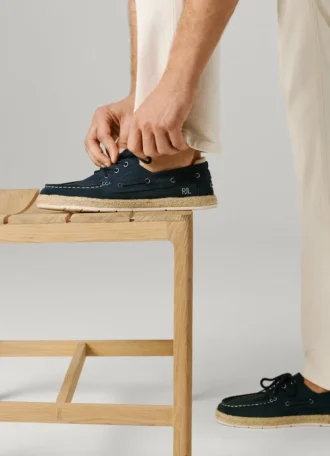 Zapatos náuticos de ante