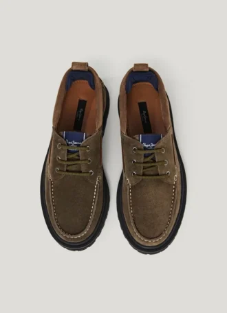 Zapatos náuticos de ante