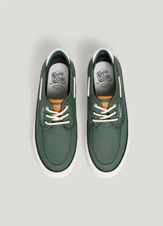 Zapatos náuticos de lona