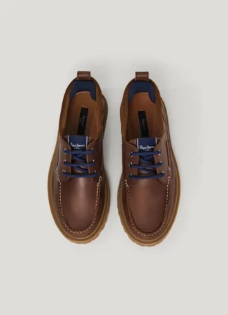 Zapatos náuticos de piel